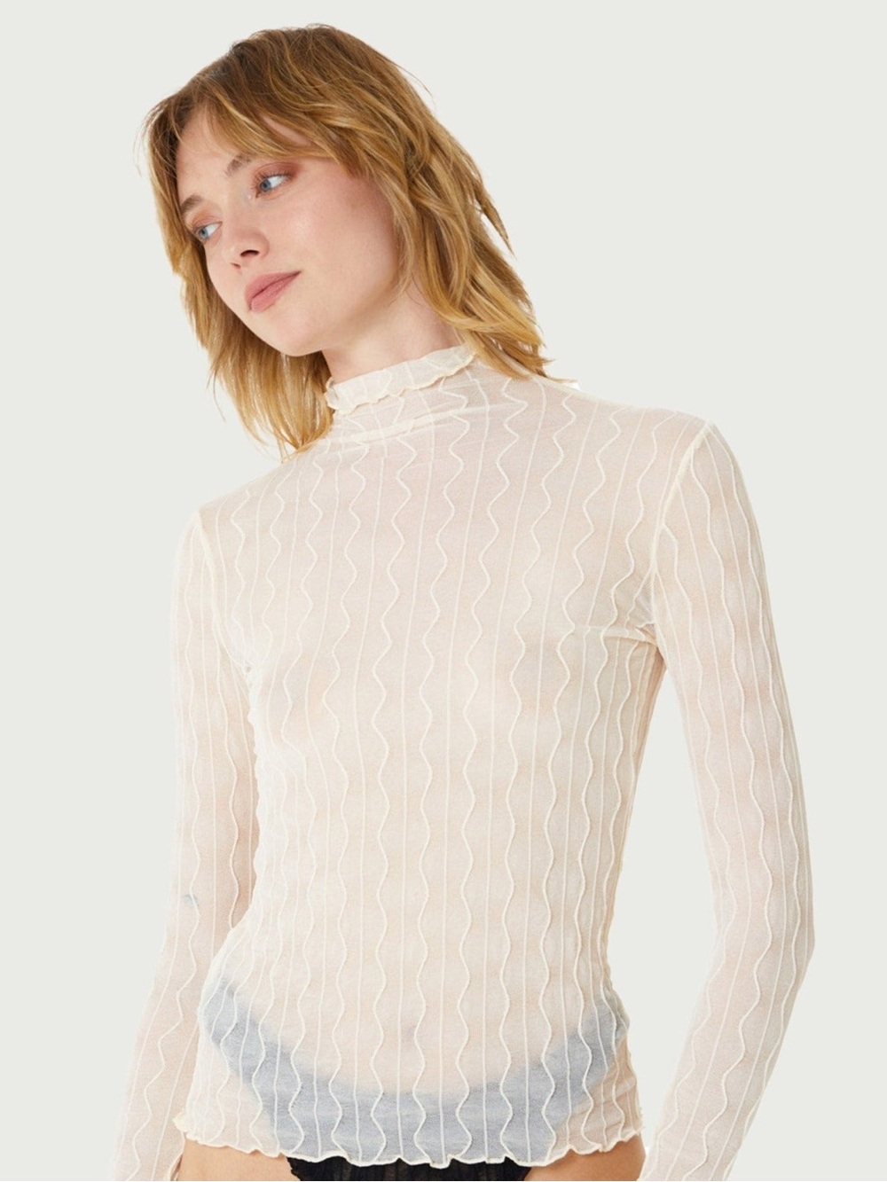 Find Me Now second skin Ross mock neck EUC